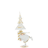 Ambiance festive avec la figurine Arbre du Père Noël J-Line en décoration intérieure