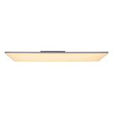 Panneau LED Light "Carente" Longueur 119,5 cm, sans cadre, de nombreuses fonctions, en métal et en plastique, blancs, LED intégrés