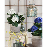Plante artificielle Hortensia Blanc