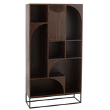 Étagère J-Line Rack Fashion en bois de manguier, vue avant