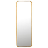 J-Line miroir Mona Rectangulaire - fer/verre - or - 119,5 x 40,5 cm