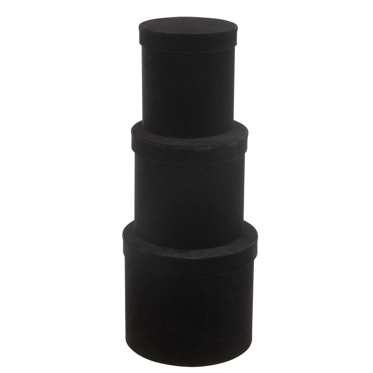 Détail du velours noir de la boîte J-Line