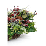 Couronne de Noël Bodi Rouge