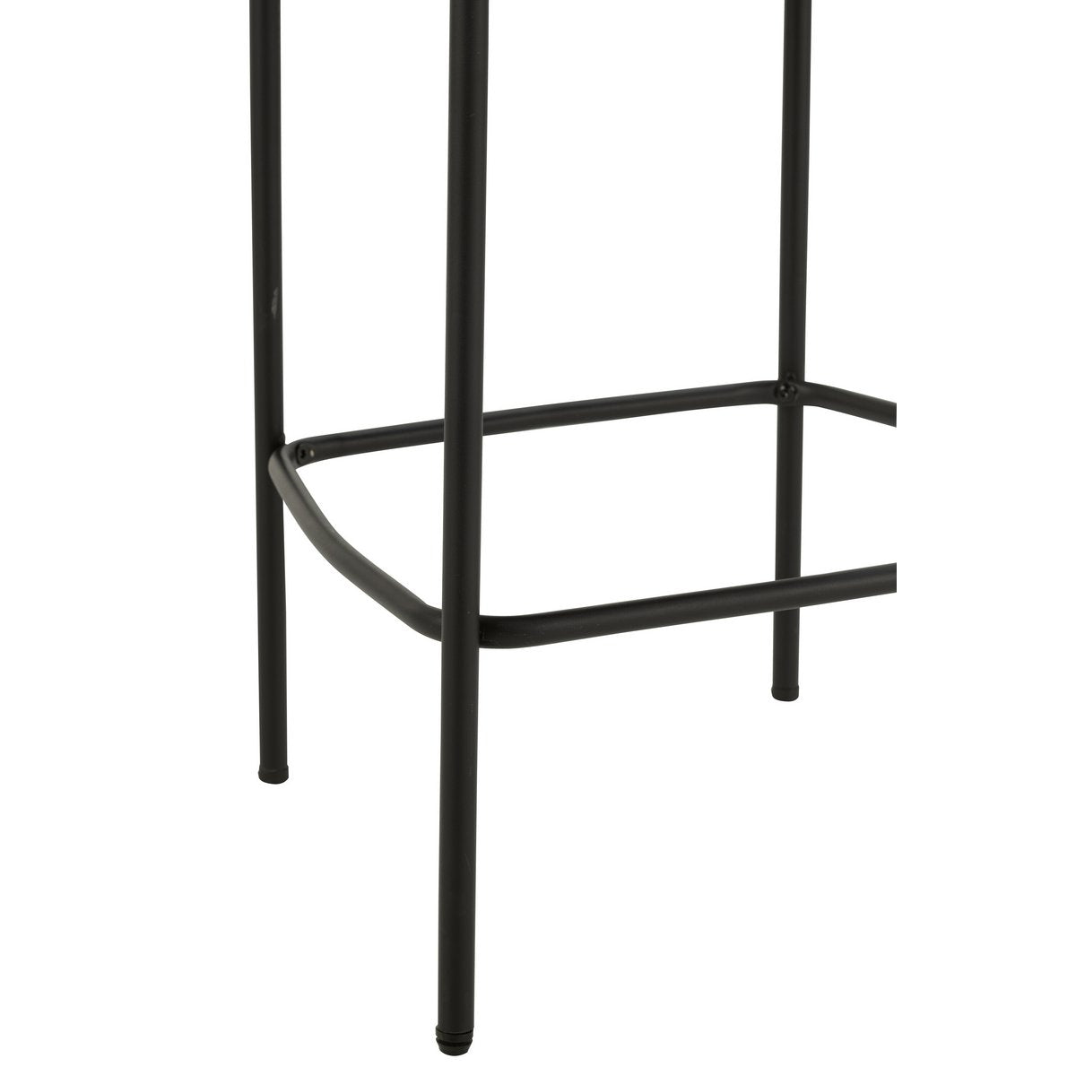Vue latérale de la chaise de bar Bouclé J-Line