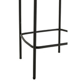 Vue latérale de la chaise de bar Bouclé J-Line
