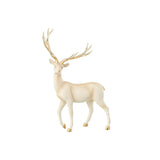 Détail de la figurine J-Line Deer Walking montrant les finitions dorées