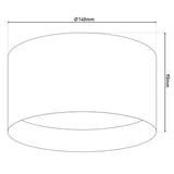 Spot LED "trios" Ø 14 cm noir, en métal et en plastique avec des LED intégrées