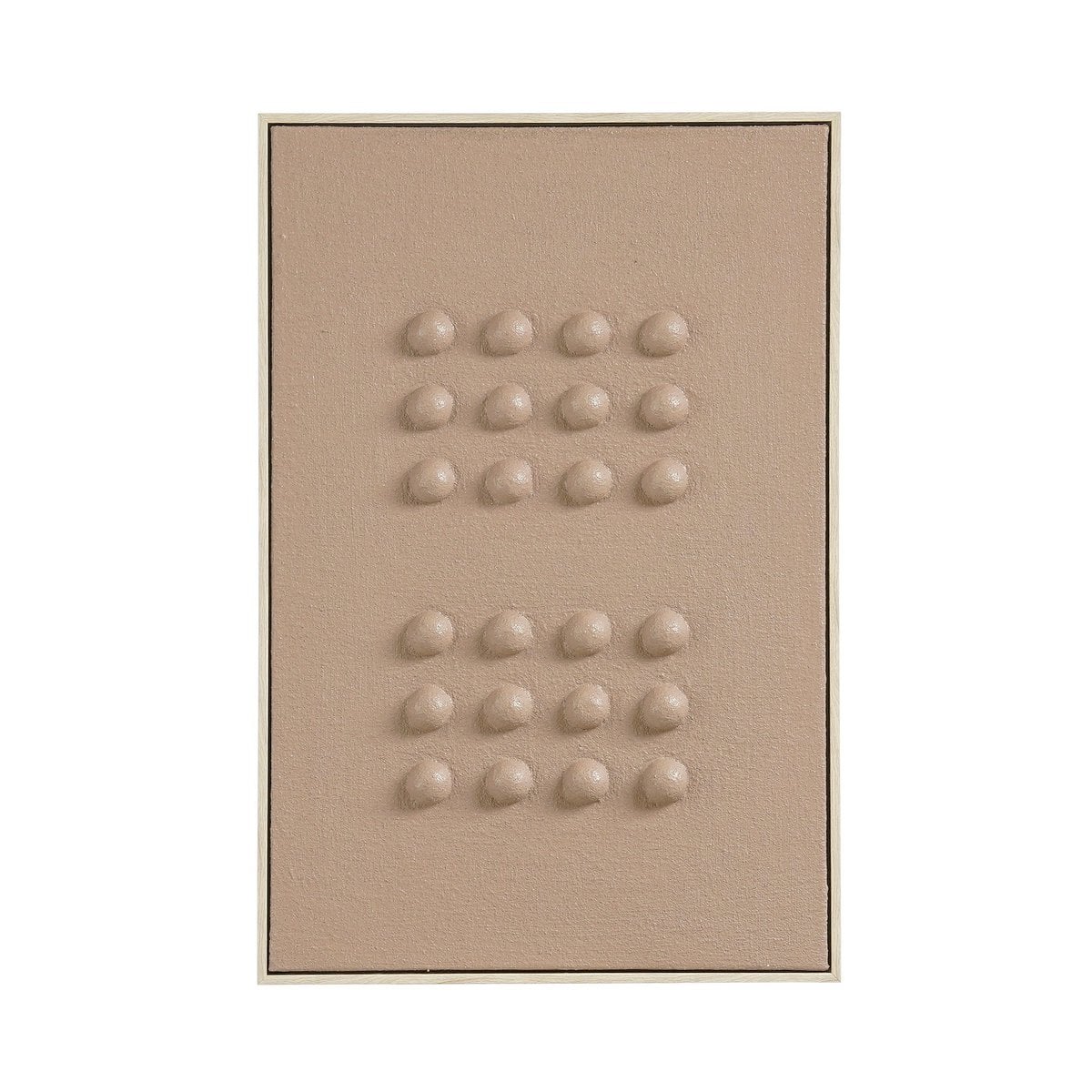 Décoration murale marron foncé Mica Decorations avec relief subtil