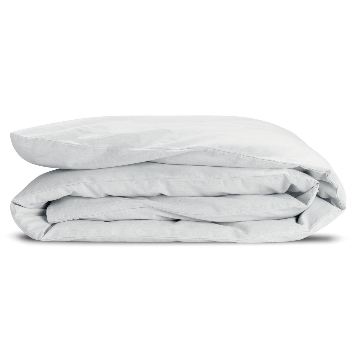 Housse d'édredon Calita Lin 85 x 200 en pur coton lavé, couleur naturelle