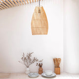 Plafonnier en rotin Abat-jour Boho TABUNG