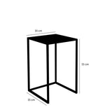 Ensemble de tables d'appoint Goa Noir
