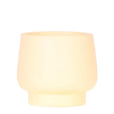 Cache-pot scandinave en céramique jaune