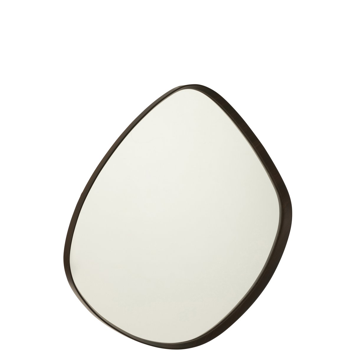 Miroir J-Line sur un mur décoré, ajout de lumière