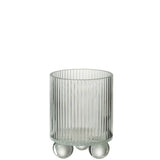 Lanterne J-Line Clara avec bougie, éclairage doux