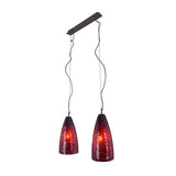 Lampe en verre 2 FLG. "Individuel"