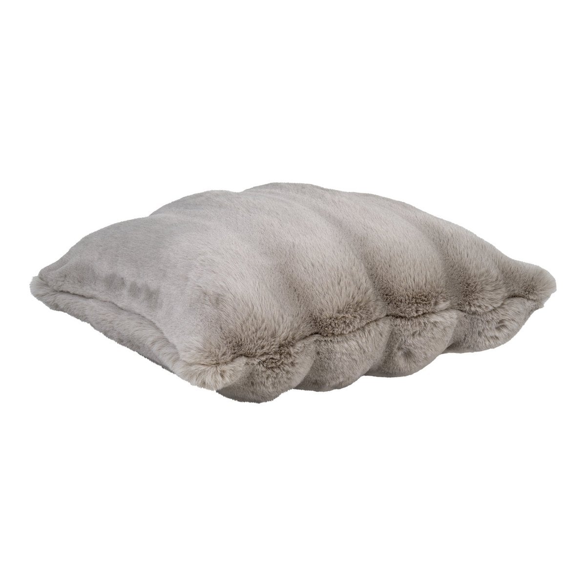 Gros plan du coussin Galena beige avec texture douce