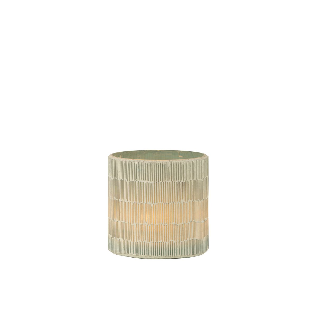 Lanterne J-Line Mosaic en verre gris, ambiance intérieure