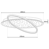 LED Plafond "Stelaris" Env.