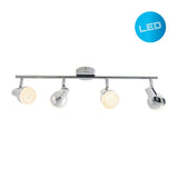 4 mur et rail de plafond LED "Chromey"