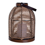 LED SOLAIRE LED "KORBINIAN" pour le jardin et la terrasse, lampe décorative en métal avec tension de jute dans la nature, LED fermement construit - LEDS, lampe solaire pour l'extérieur 29 x 21 cm
