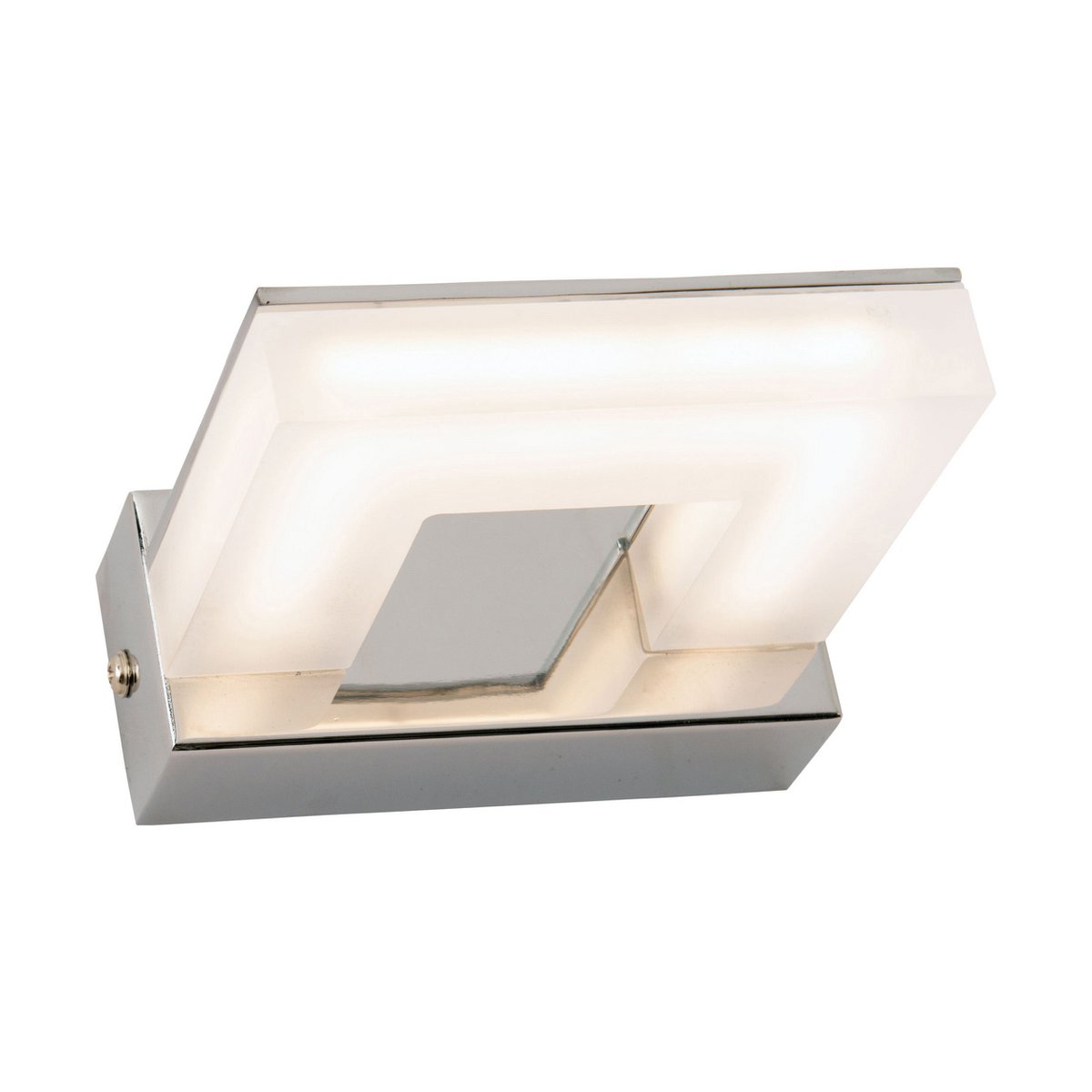 Vue de l'applique murale LED Vareta en noir, éclairage doux et élégant.