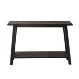 Détail de la texture du bois de la console J-Line