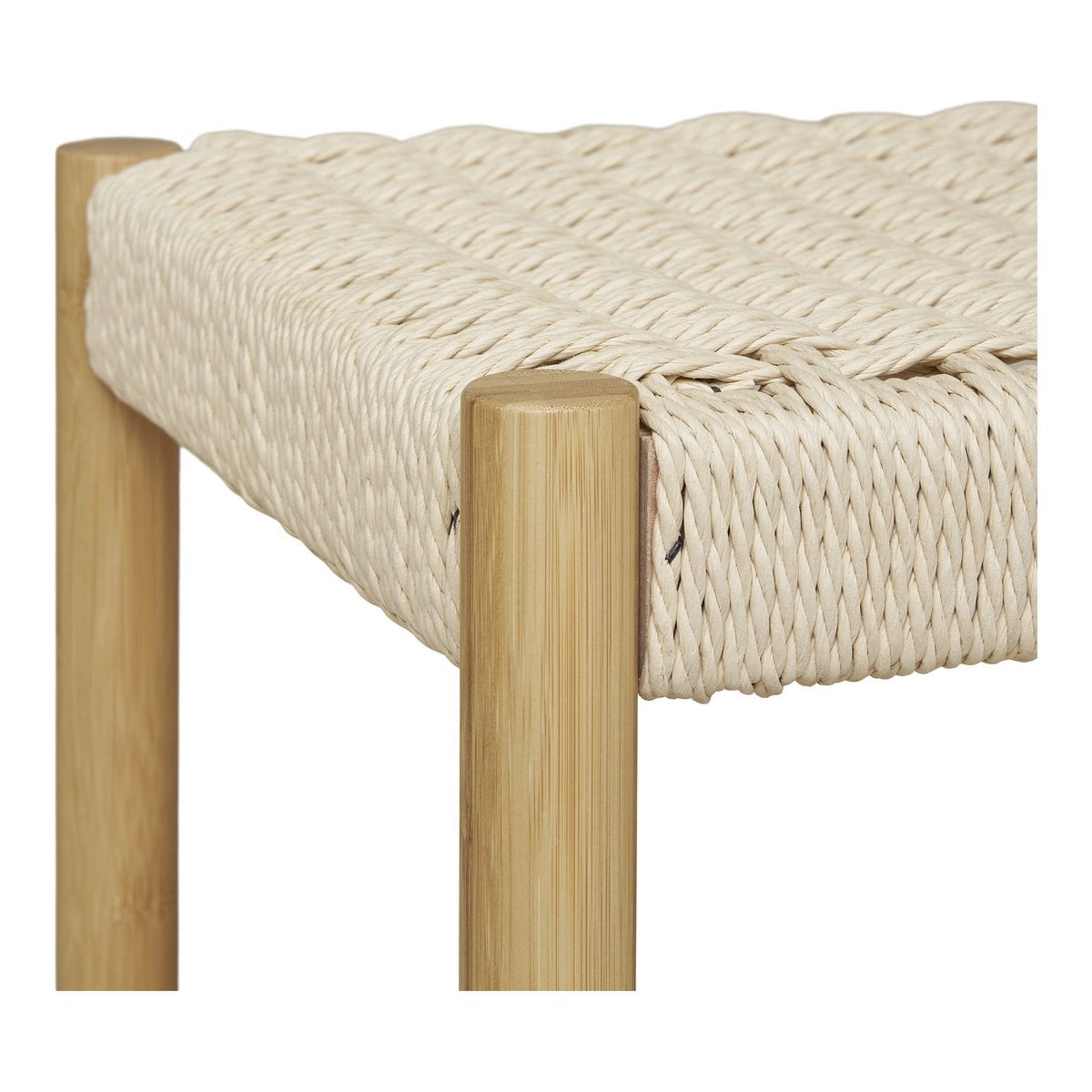 Vue latérale du portant Ember montrant le design minimaliste