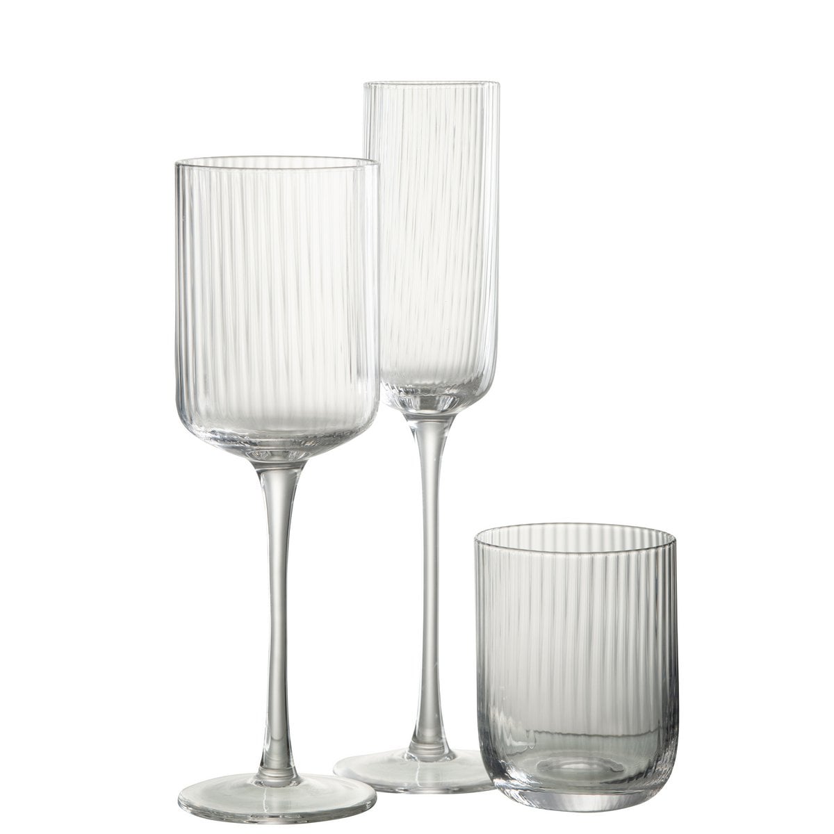 Verre à champagne J-Line Louise - élégant et transparent