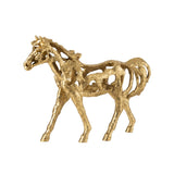 Figurine J-Line Horse Running sur une étagère, décor élégant