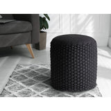 Selles mérinos pouf extérieur Ø40 H45cm Seat Pouf peut être rempli