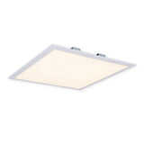 Panneau de capteur LED "Alegre" Longueur latérale 45 cm, de nombreuses fonctions, support comprenant un support en métal et en plastique, LED intégrée blanc chaud blanc