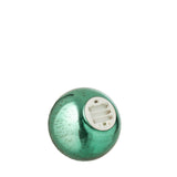 Vue latérale de la boule en verre vert J-Line
