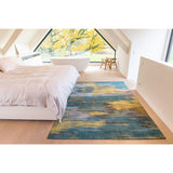 Tapis Eco - Nymphea Bleu - Tapis bleu