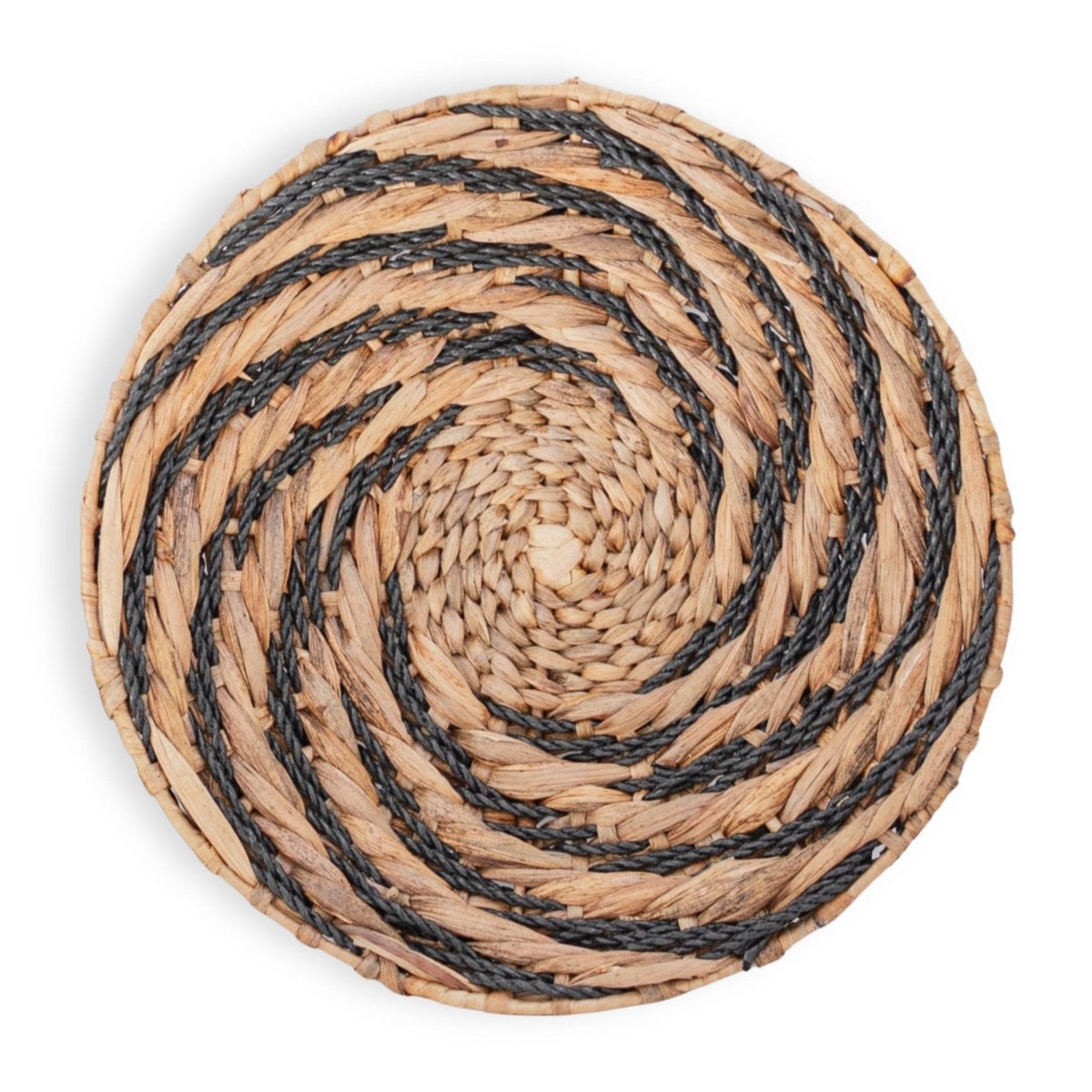 Panier BANDUNG utilisé comme bol décoratif sur une table en bois