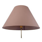 Abat-jour pour les lumières de table "causia", Ø en bas de 50 cm, Ø Top 22 cm, 33 cm de haut, mélange de coton en polyester en blanc