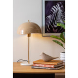 Lampe de table à dôme ondulé