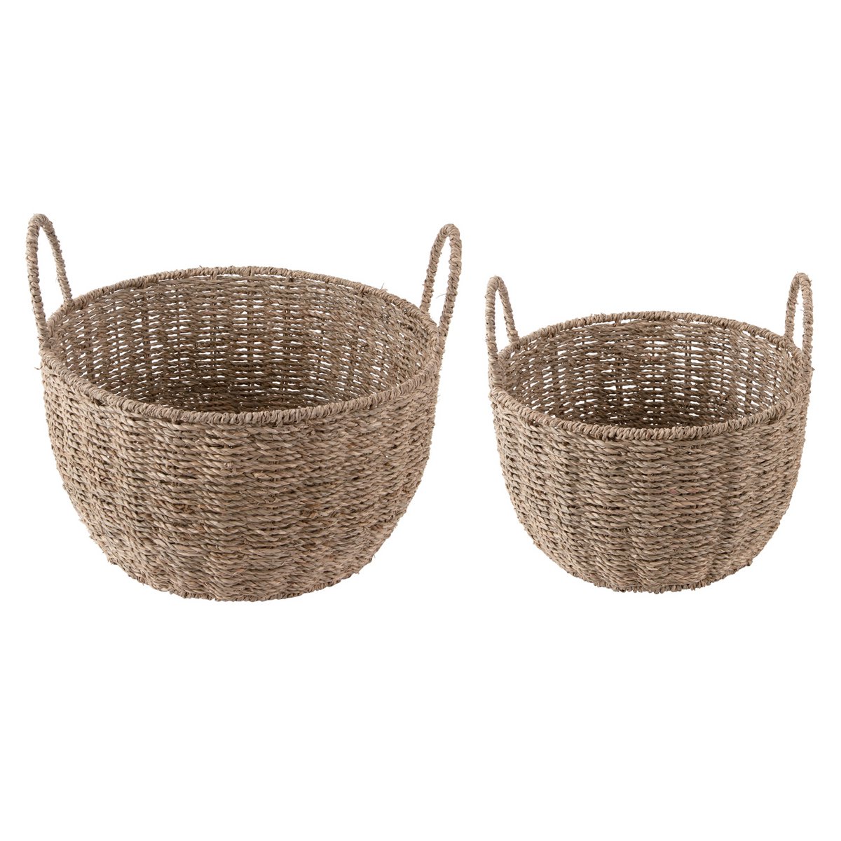 Ensemble de paniers Save Medium en seagrass avec détails tressés