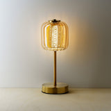 Lampe de table LED Lighty Gaga en laiton avec éclairage doux