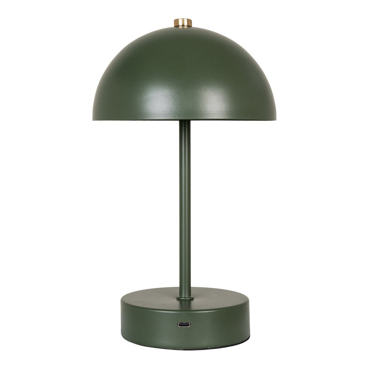 Lampe de table LED Holt allumée, ambiance chaleureuse