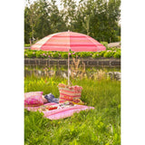 Sac de transport pratique pour le parasol rayé rose clair