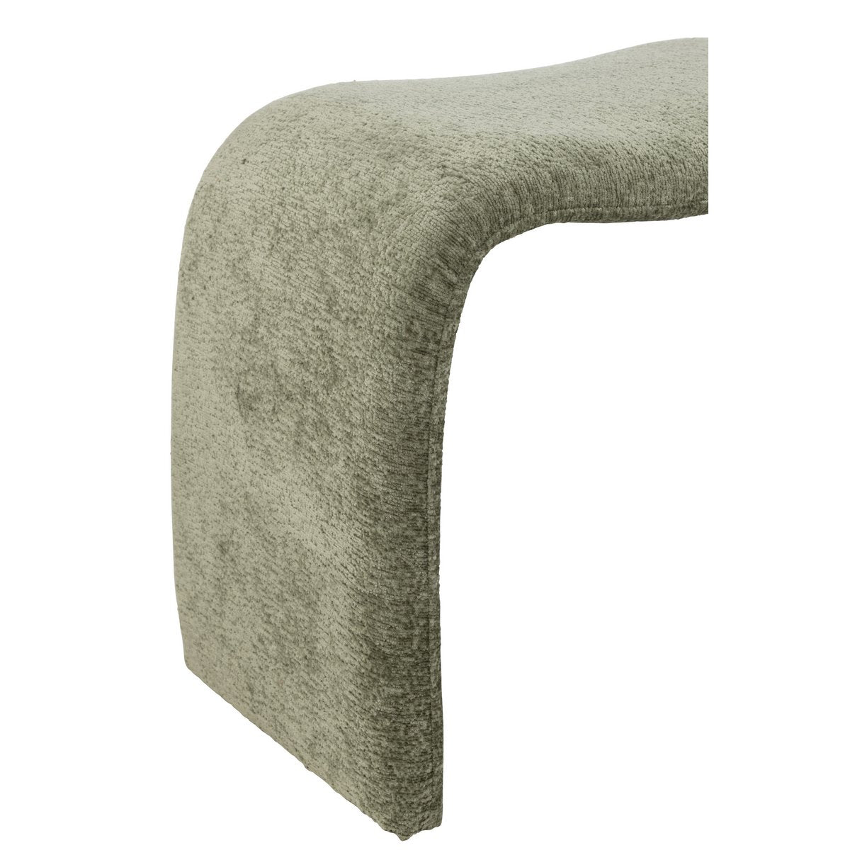 Tabouret N Shape vert menthe sur un fond neutre