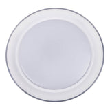 Plafond LED "Claire" Ø 50,5 cm, 7,5 cm de haut, métal et plastique en blanc, LED intégrée, 1600 lm, dimmable, fonction CCT, 3000-5000 K, fonction de lumière nocturne