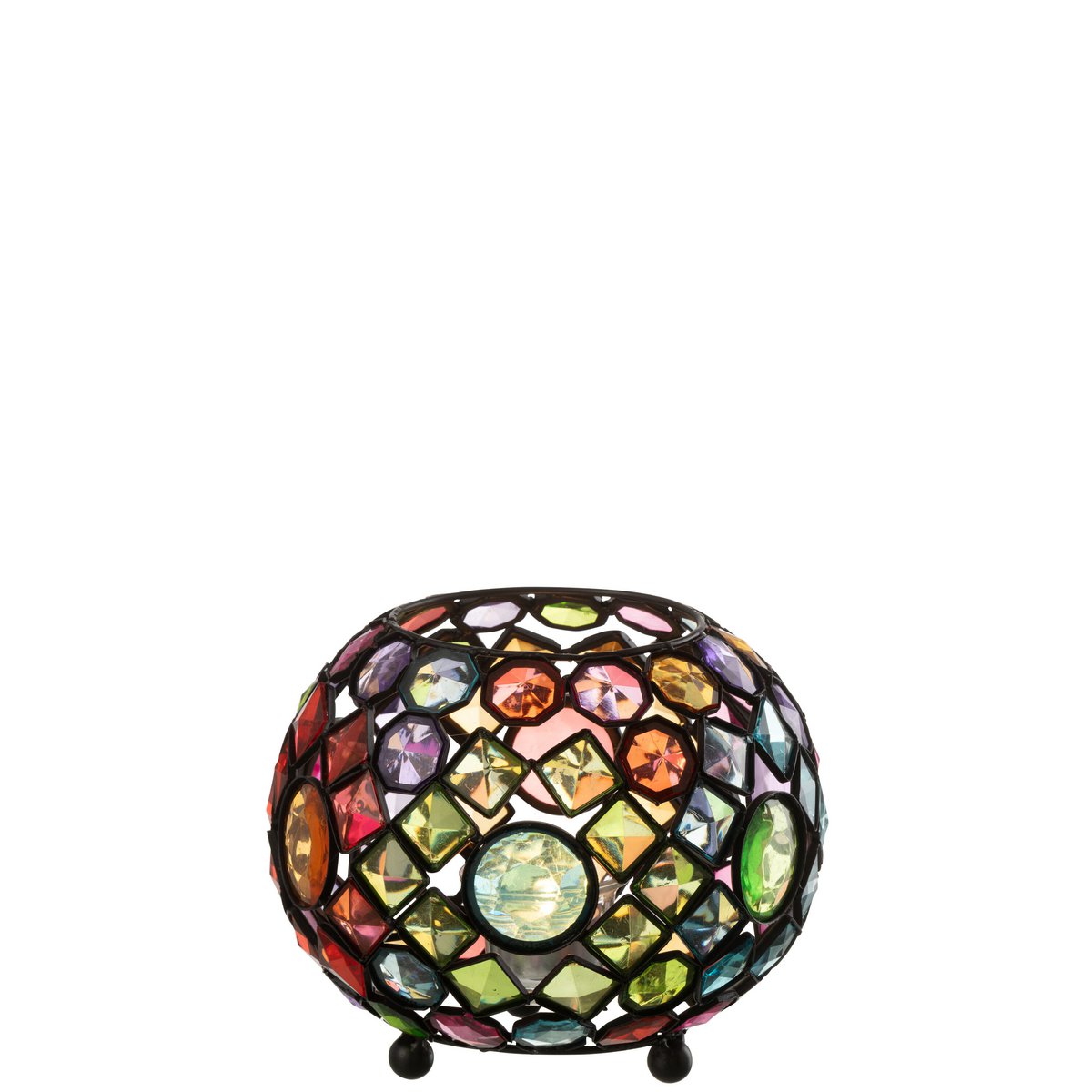 Lanterne J-Line Mélange Fer/Plastique vue de face, design moderne et coloré