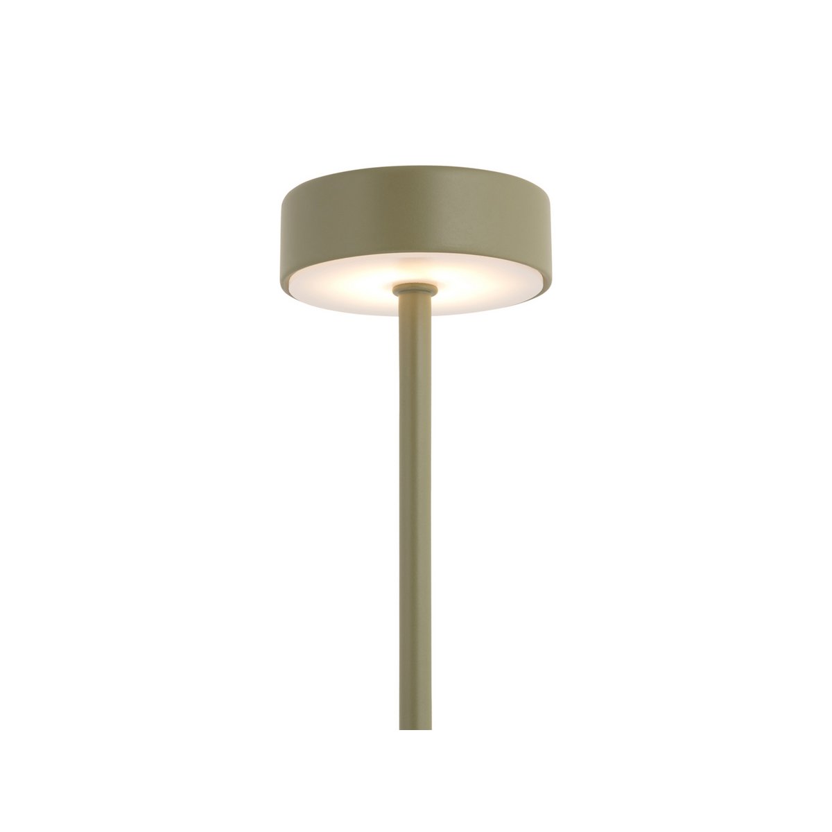 Lampe Ganar LED placée sur une table de salon