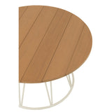 Table J-Line Zoa dans un salon élégant, décor moderne