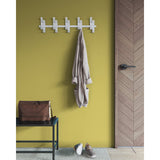 Gorillz Origami - Porte-Manteau Mural - 10 Crochets Double - Porte-Manteau - Blanc