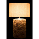 Détail de la lampe J-Ligne Dik Tresse, texture coton naturel