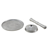 Table d'appoint métal autour de Ø 44x53 cm décotiquement noble ou or avec design en aluminium au milieu du pied