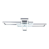 Lampe à plafond CCT LED + "BANTY" RVB-Backlight avec de nombreuses fonctions, de 95 cm de long, y compris la télécommande