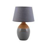 Lampe de table en céramique "tali" gris